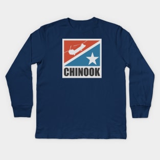 CH-47 Chinook Patch Kids Long Sleeve T-Shirt